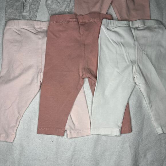 H&M 5-Pack Baby Leggings Size 4-6M Neutral Tones - Picture 5 of 10